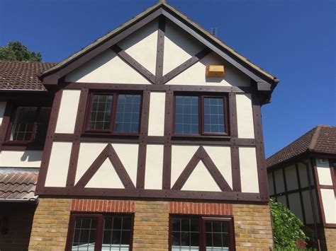 mock tudor beams.